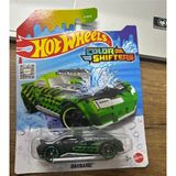 Hot Wheels Color Shifters 1/64 Barbarıc Renk Değiştiren Oyuncak Araba JCM39 - Siyah - Yeşil