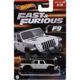 Hot Wheels Fast & Furious Arabalar '20 Jeep Gladiator HNR99 - Renkli