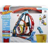 Hot Wheels GLC96 Track Builder 3'lü Çember Aksiyonu Seti - Açık Mavi