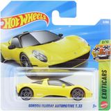 Hot Wheels Gordon Murray Automotive T.33 Die-Cast Model Araba, Sarı Renk, Exotics Serisi 2/10, 3+ Ya