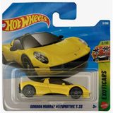 Hot Wheels Gordon Murray Automotive T.33 Die-Cast Model Araba, Sarı Renk, Exotics Serisi 2/10, 3+ Yaş, 1:64 Ölçek