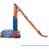 Hot Wheels Hız Rampalı Tır 60 cm Pistli 20 Araç Taşıma Kapasiteli Plastik Oyuncak Araba Seti - Renkli