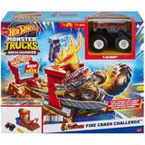 Hot Wheels HNB87 Bone Shaker-The Press Challenge Monster Trucks Arenada Mücadeleye Başlangıç Setleri