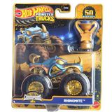 Hot Wheels JDV96-JDW03 Rhinomite Monster Trucks Bigfoot Trophy Şampiyonları Tekli Arabalar