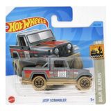 Hot Wheels - Jeep Scrambler - Baja Blazers 8/10 - HKG78 - Kısa Kart - Arazi Aracı - Kamyon - Gri Metalik - Mattel 2023 - 1:64