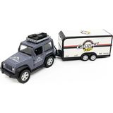 Hot Wheels Karavanlı Metal Çek Bırak Araba - Gri