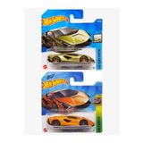 HOT WHEELS Lamborghini Sian FKP 37 -HKH93-HCT08 Süper 2'li, Oyuncak Araba