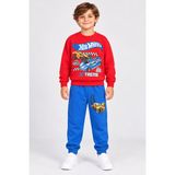 Hot Wheels Lisanslı Erkek Çocuk Sweatshirt Eşofman Altı Takım X-Treme - 7 - 8 Yaş - Kırmızı