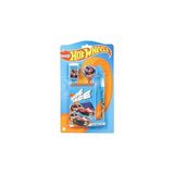 Hot Wheels Lisanslı Not Defteri, Gömme Kurşun Kalem, Silgi ve Kalemtraş Seti, Turuncu
