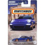 Hot Wheels Matchbox Porsche 911 Gt3 - Blue (1/64) Matchbox 2024 Germany