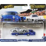 Hot Wheels Mercedes-Benz 300 Sl 55 Mercedes-Benz Blaues Wunder Model Araba