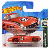 Hot Wheels - Mercedes-Benz 300 SL - Retro Racers 3/10 - HKH02 - Short Card - Bilstein - kırmızı - Mattel 2023