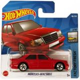 Hot Wheels Mercedes Benz 500 E Kırmızı Factory Fresh - Renkli