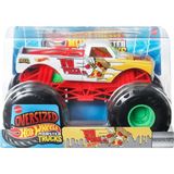 Hot Wheels Monster Trucks 1:24 Arabalar Hw Pizza Co JKP85 - Siyah - Beyaz