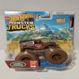 Hot Wheels Monster Trucks 1:64 Arabalar, Büyük Tekerlekli - Kırmızı
