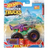 Hot Wheels Monster Trucks 1:64 Arabalar, Büyük Tekerlekli - Mor