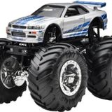 Hot Wheels Monster Trucks 1:64 Arabalar Fast Furious Nıssan Skylıne Fyj44-Hwc72