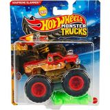 Hot Wheels Monster Trucks 1:64 Arabalar Soupreme Slammer JHY48 - Siyah - Beyaz