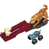 Hot Wheels Monster Trucks Aksiyona Başlangıç Oyun Seti Sabertooth Showdown
