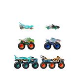 Hot Wheels Monster Trucks Köpek Balığı Ve Dinozor Oyuncak Araba Seti Jgd68