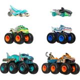 Hot Wheels Monster Trucks Köpekbalıkları ve Dinozorlar Çoklu Paketi JGD68