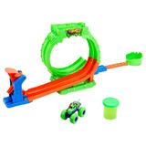 Hot Wheels Monster Trucks Mutant Chaos Çemberde Yarış Oyun Seti JMK91