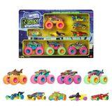 Hot Wheels Monster Trucks Neon Smashers Çoklu Paket JMV38