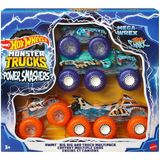 Hot Wheels Monster Trucks Power Smashers HYJ29 Çoklu Paket 1 Parça Erkek Çocuklar İçin Hediye Seçeneği