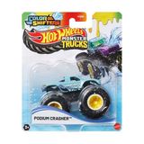 Hot Wheels Monster Trucks Renk Değiştiren Araçlar Podium Crasher JDV84 - Siyah - Beyaz