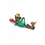 Hot Wheels Monster Trucks Renk Değiştiren Araçlar Timsahdan Kaçış Oyun Seti