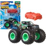 Hot Wheels Monster Trucks Ve Araba Seti 1:64 Arabalar Skeleton Crew Grh81-Hwn44