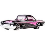 Hot Wheels Neon Speeder Arabalar 62 Corvette JKX95 - Siyah - Beyaz