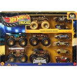 hot wheels oyuncak monster trucks bigfoot trophy şampiyonları araba ve kamyon çoklu arabalar - Yok