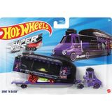 Hot Wheels Oyuncak Taşıyıcı Tır Mor, Eğlenceli Oyuncak, Çocuklar Için Güvenli, Kaliteli Malzeme