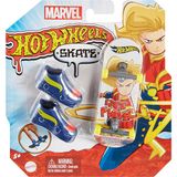 Hot Wheels Parmak Kaykay ve Ayakkabı Captain Marvel HNL75 - Standart