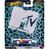 Hot Wheels Pop Culture Premium Arabalar 84 Corvette JHW93 - Siyah - Beyaz