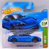 Hot Wheels Porsche Taycan Turbo S 2026 Mainline HW EV 3/10 34/250 Diecast Model Araba