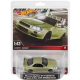 Hot Wheels Premium 1/43 Nissan Skyline Gt-R (BNR34) V-Spec Iı Iı Nur With Nısmo
