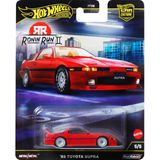 Hot Wheels Premium Araba Kültürü Koleksiyon Oyuncak Araba, 1:64 Ölçekli Döküm Toyota Supra A70, Ronin Run 2 Araç Gerçek Binici Lastikleri ile