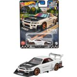 Hot Wheels Premium Araçlar 1:64 Metal GJT68 - HKF21 LB-ER34 Super Silhouette Nissan Skyline Özellikli Model