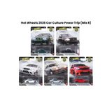 HOT WHEELS Premium Car Culture Power Trip Seti 5'li Set Koleksiyon Diecast Model Araba