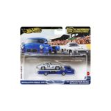 HOT WHEELS Premium Car Culture Team Transport Mercedes-Benz 300 SL & 55 Mercedes-Benz Transporter