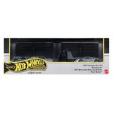 Hot Wheels Premium Collector sergilenmeye uygun setler, 3 adet 1:64 ölçekli araba ve 1 adet 1:64 ölçekli Team Transport araç, Metal/Metal şasi ve Real Riders tekerlekler, JBM07