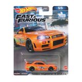 Hot Wheels Premium Fast And Furious Nissan Skyline Gt-r Bnr34 R 34 Nadir Model Hnw46-hnw47