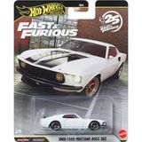 Hot Wheels Premium Fast & Furious 25.Yıl 1969 Ford Mustang Boss 302 Hnw46 Jhw72 La10 Çok Renkli