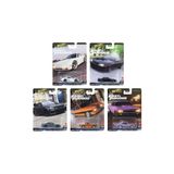 HOT WHEELS Premium Fast & Furious 5’li Diecast Araba Seti – RX-7, Skyline GT-R, Charger, Giulia, Imp