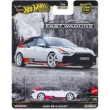 Hot Wheels Premium Fast Wagons - Audi Rs 6 Avant Beyaz