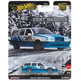 Hot Wheels Premium Fast Wagons - Volvo 850 Estate Beyaz - Mavi