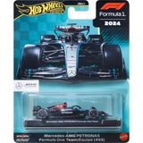 HOT WHEELS Premium Formula 1 2024 Mercedes-AMG Petronas #63 1:64 Diecast Model