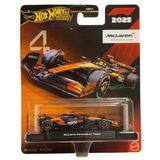 Hot Wheels Premium Formula 1 2025 Mclaren F1 Team 4 Turuncu